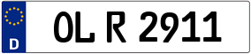Truck License Plate